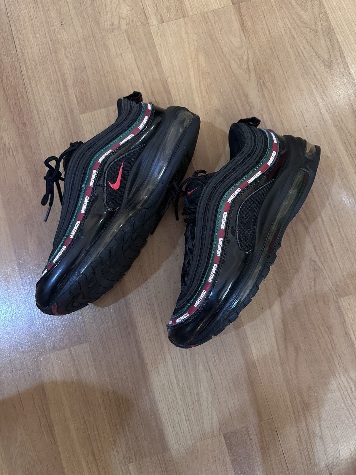 Nike × Undefeated Nike Air Max 97 x Undefeated OG Black Red Green Size US 9 / EU 42 - 8 Thumbnail