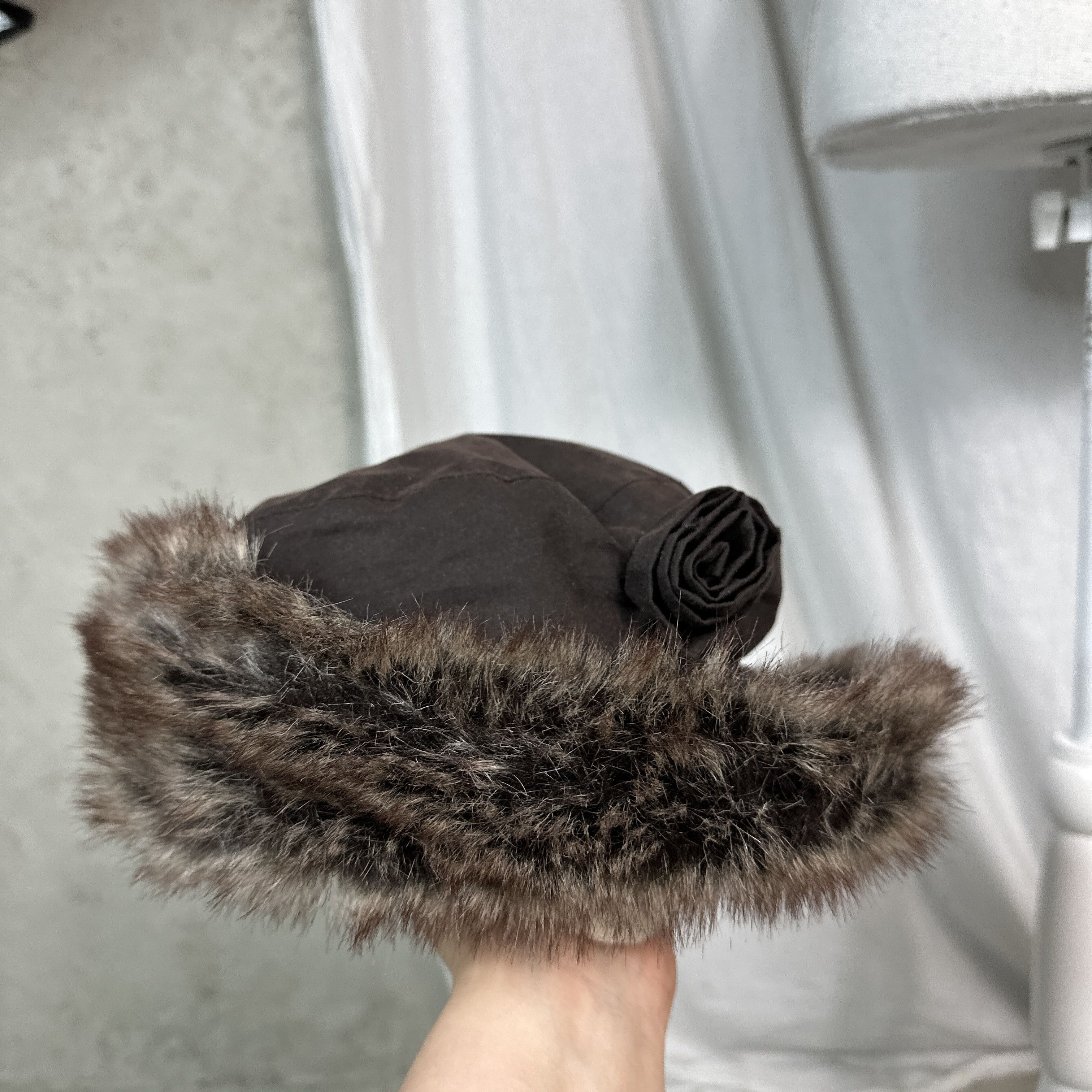 Barbour Vintage Waxed Barbour Hat Size ONE SIZE - 3 Thumbnail