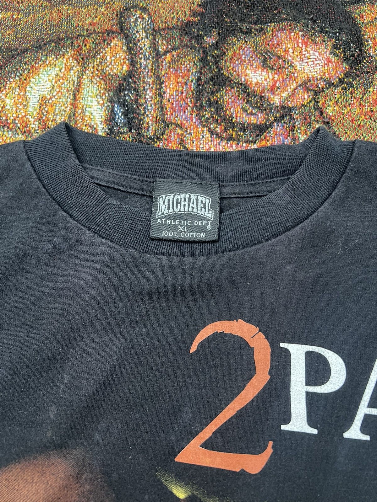Vintage Vintage 2pac LS Size US XL / EU 56 / 4 - 4 Thumbnail