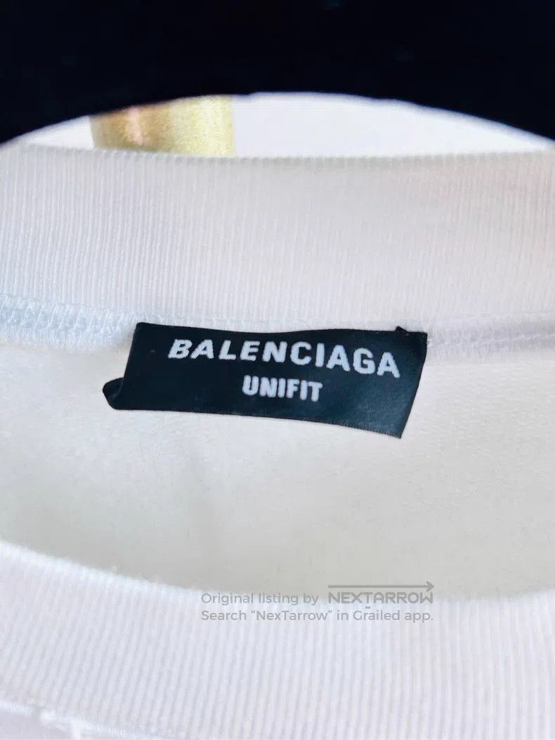 Balenciaga Balenciaga Letter Logo Printed Round Neck Loose Fit Short Size US M / EU 48-50 / 2 - 2 Thumbnail