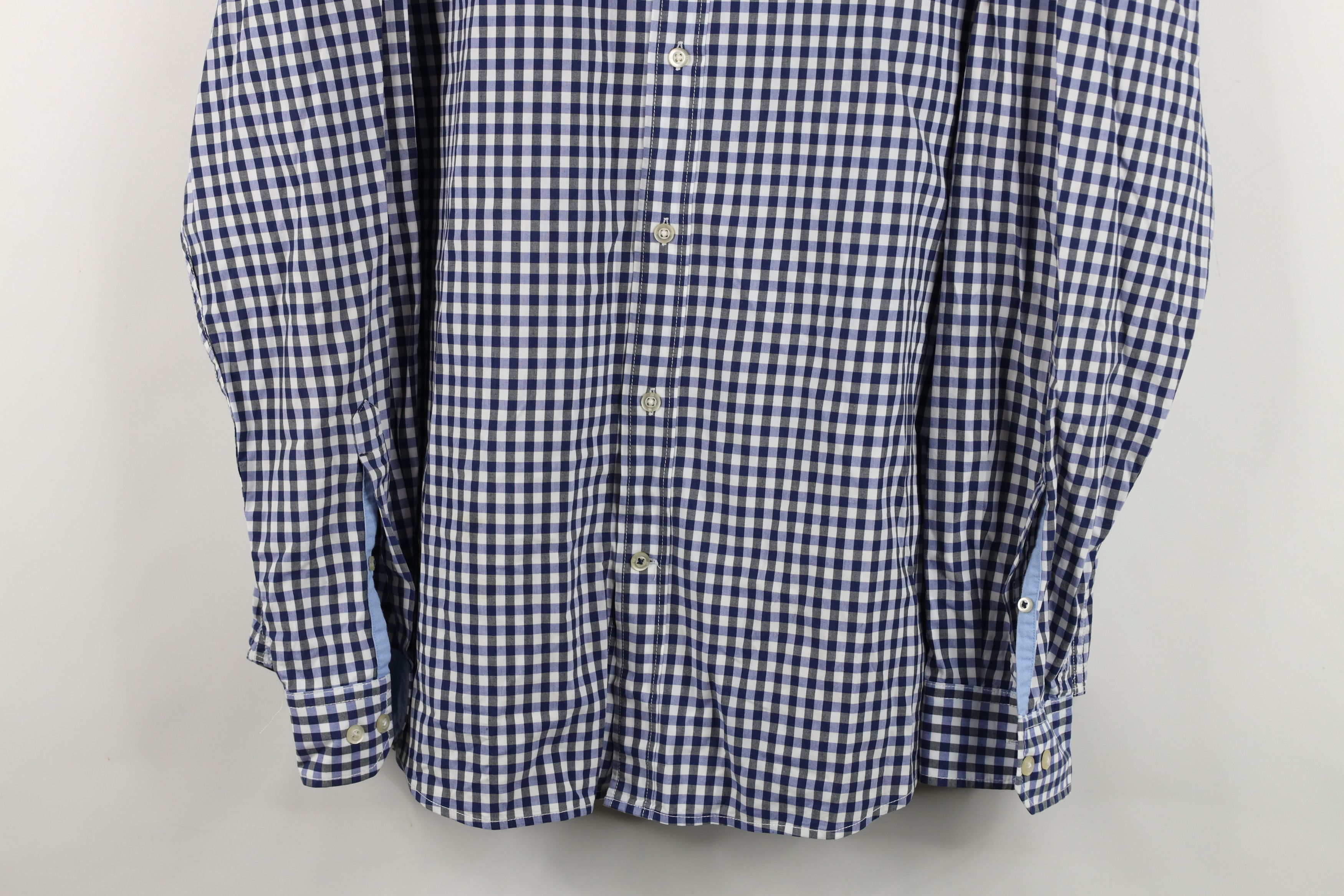 Banana Republic Banana Republic Wash Camden Fit Collared Button Shirt Plaid Size US XL / EU 56 / 4 - 3 Thumbnail