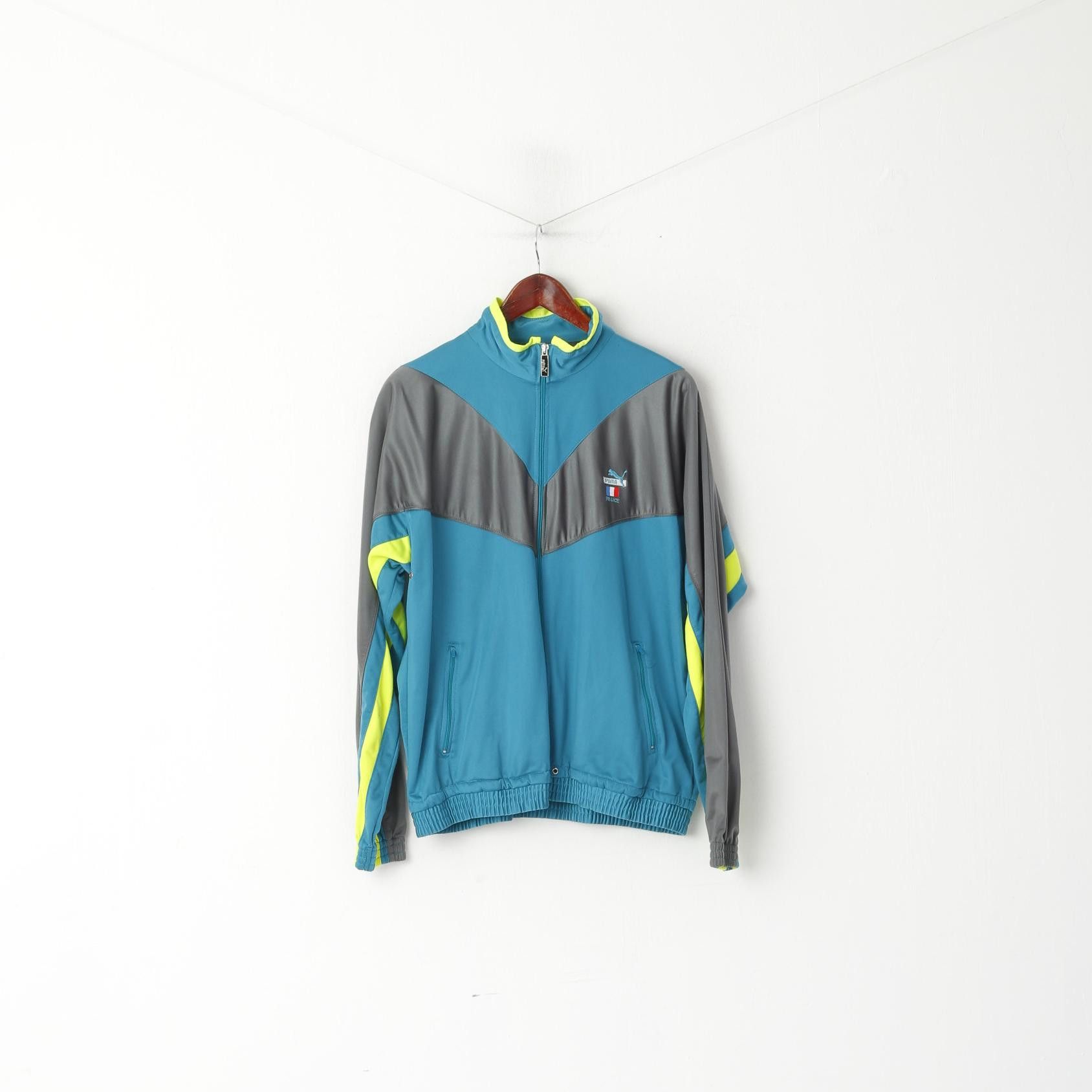 Puma Puma International Men 38 S Sweatshirt Turquoise France 5980 Size US S / EU 44-46 / 1 - 2 Thumbnail