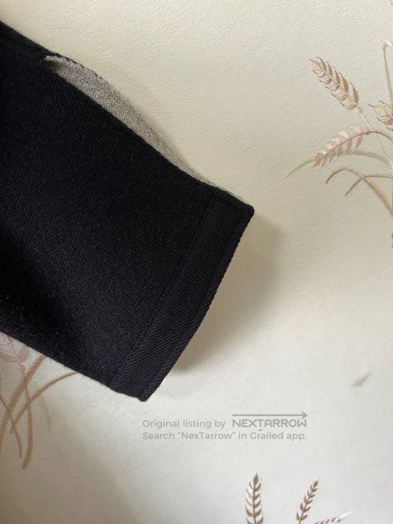Loro Piana LORO PIANA Elegant deep gray double-sided cashmere knitted Size S / US 4 / IT 40 - 6 Thumbnail