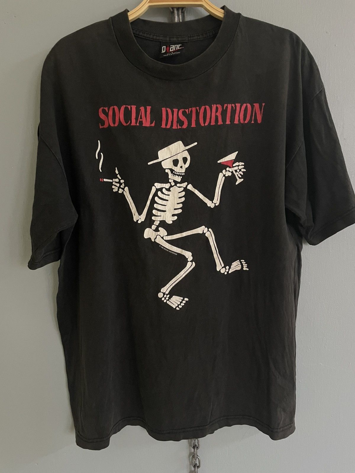 Band Tees Vintage 90s Social Distortion punk band Joey Ramones style Size US L / EU 52-54 / 3 - 3 Thumbnail