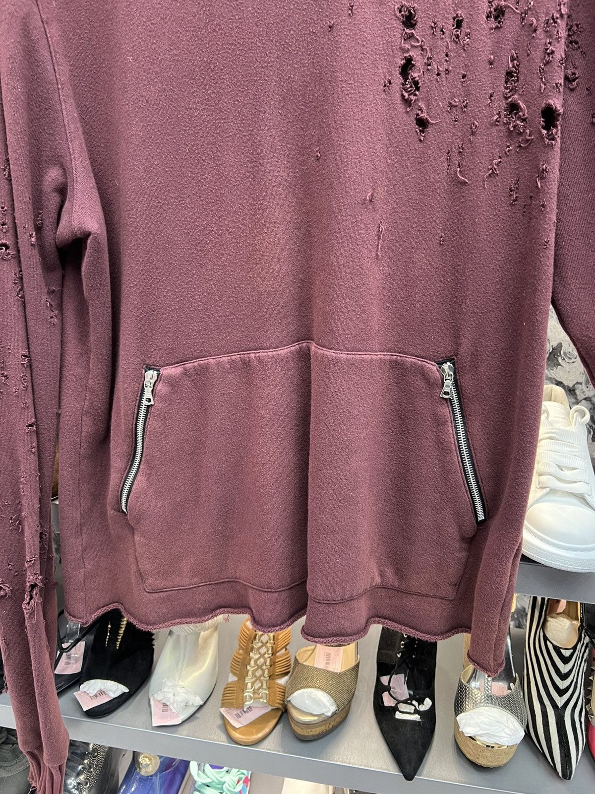 Amiri Amiri Ripped Hoodie Size US L / EU 52-54 / 3 - 5 Thumbnail