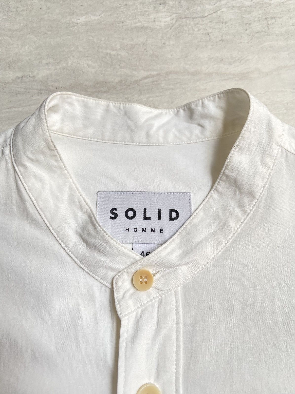 Solid Homme × Wooyoungmi SOLID HOMME White Shirt Size US L / EU 52-54 / 3 - 11 Thumbnail