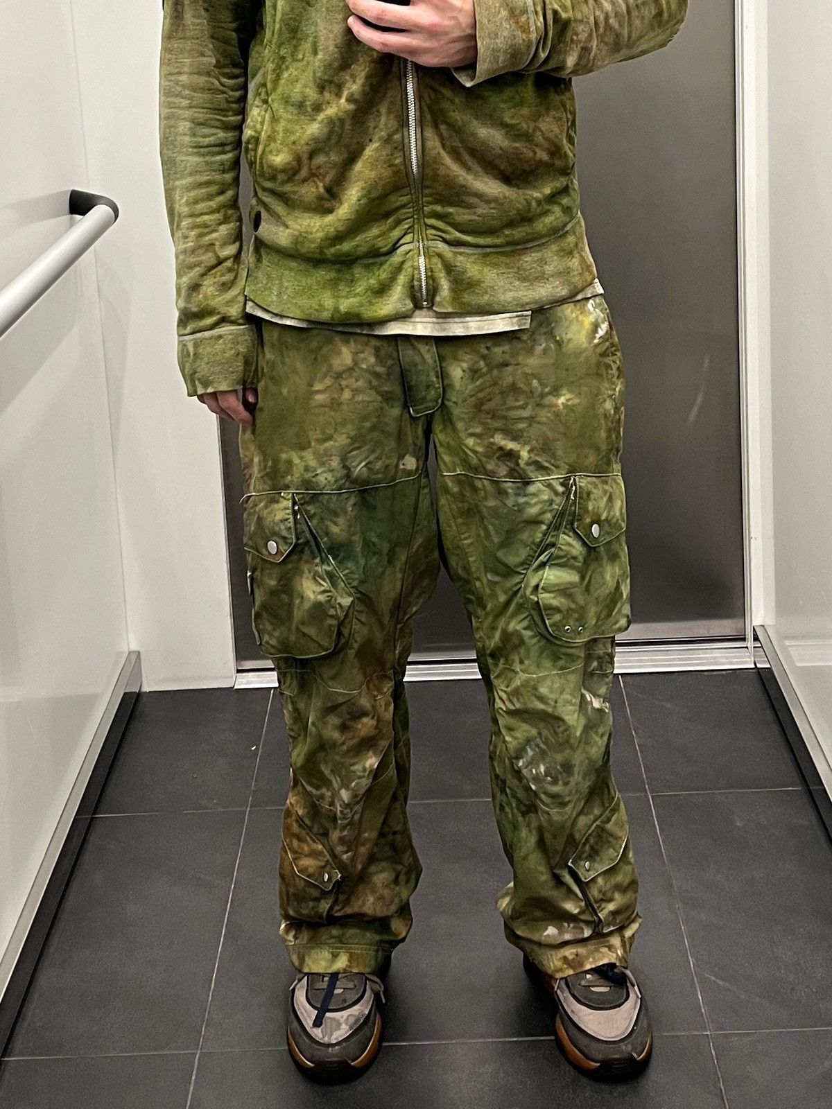 Polo Ralph Lauren ralph lauren tie dye cargo camo multipocket army pants Size US 33 - 3 Thumbnail