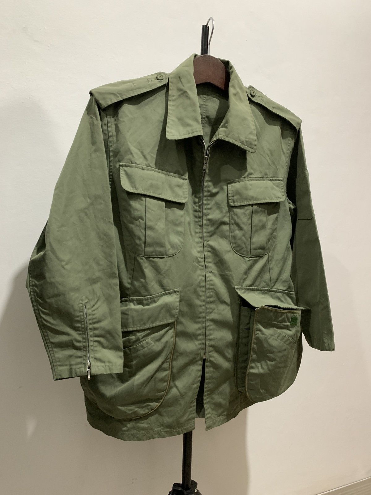 Vintage Vintage 70s Cameraman Jacket Setalon Japan Military Style Size US M / EU 48-50 / 2 - 1 Thumbnail
