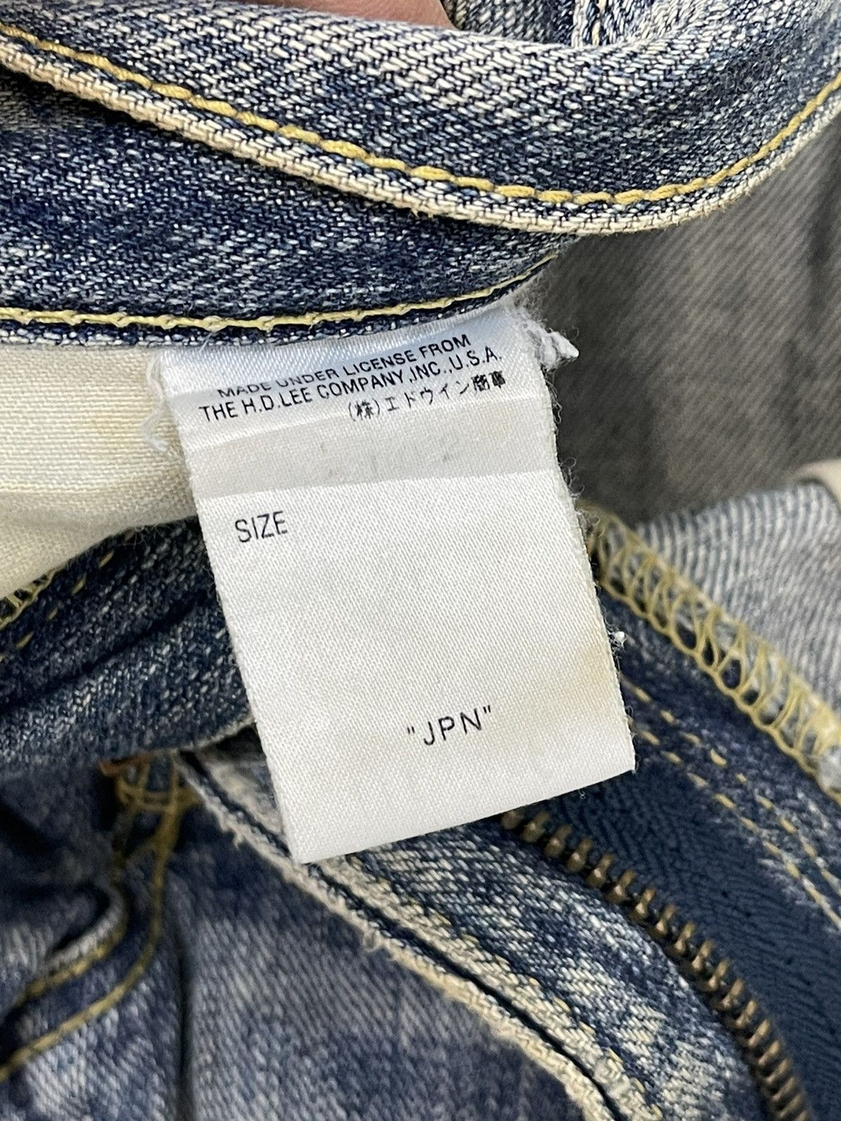 Lee Flare Jeans Lee Japan Distress Faded Boot Cut 7🟦5 Size US 30 / EU 46 - 21 Thumbnail
