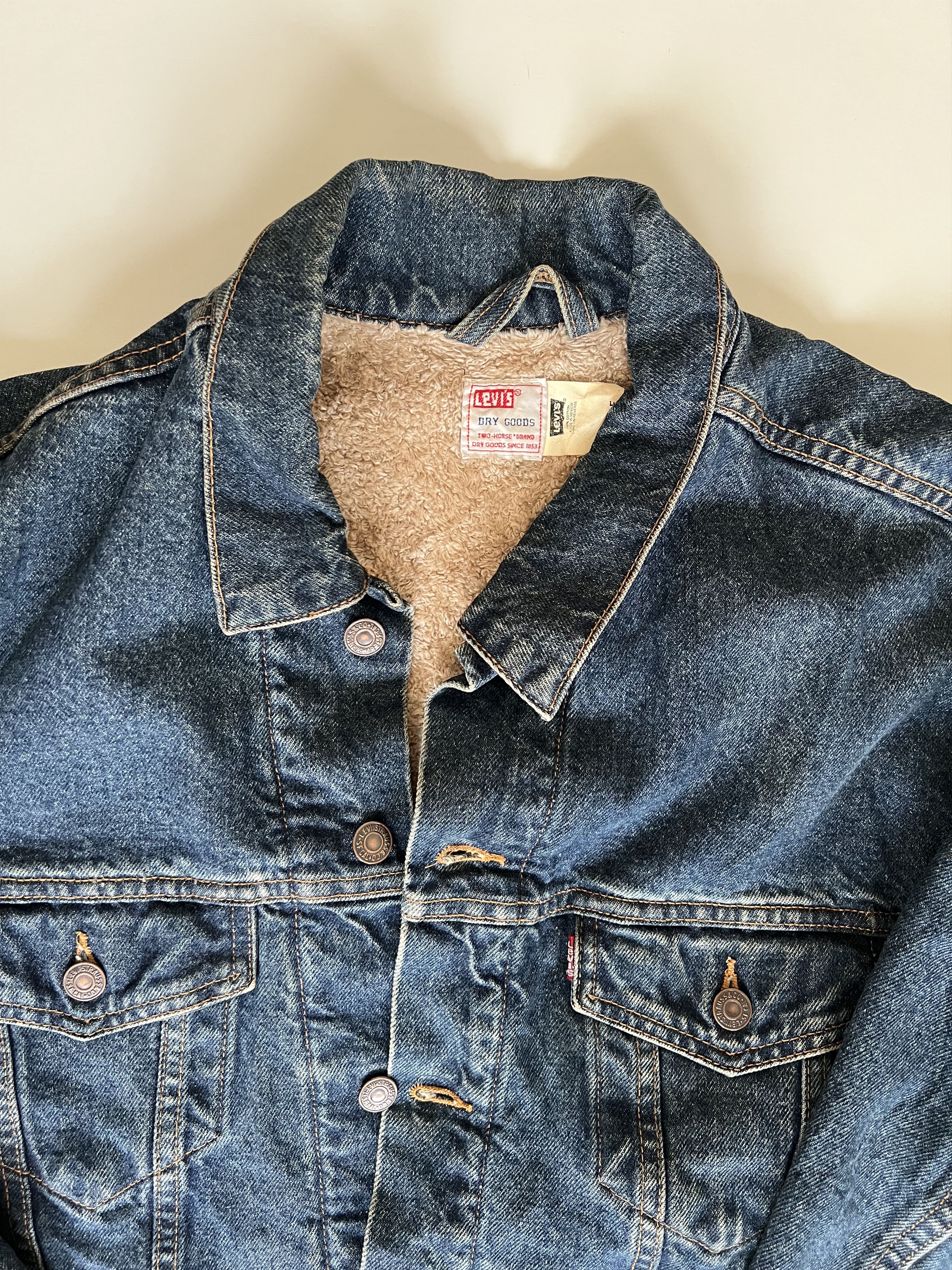 Levi's Vintage Clothing Levi’s Sherpa Denim Jacket – Blue – 90s Workwear Classic Size US M / EU 48-50 / 2 - 8 Thumbnail