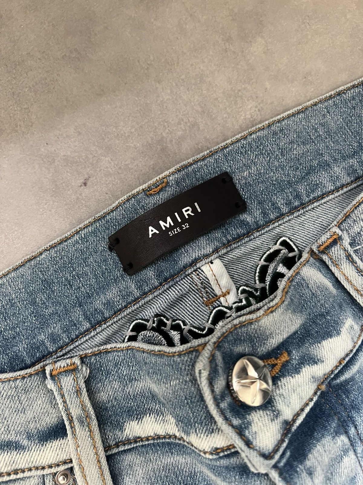 Amiri Amiri x Chemist Stars Skinny Jeans Size US 32 / EU 48 - 7 Thumbnail