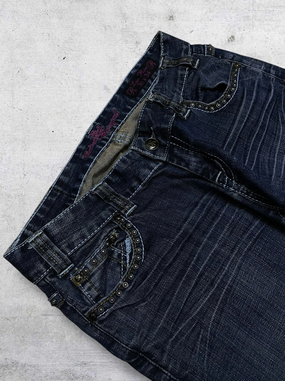 Japanese Brand VINTAGE ROCK&ROLL AFFLICTION CROSS FLARED OG DESIGNER DENIM Size US 32 / EU 48 - 9 Thumbnail