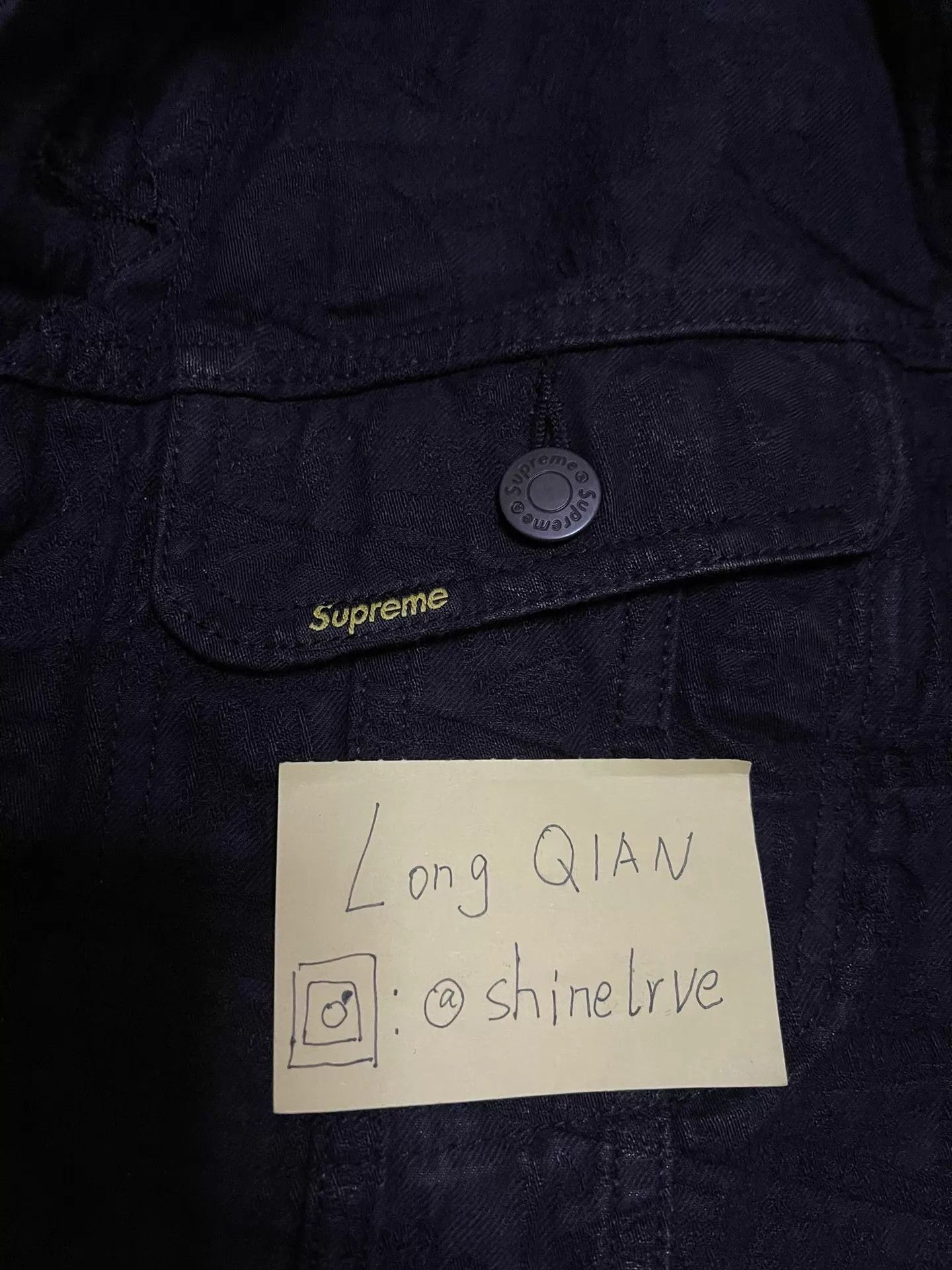 Supreme Supreme Dollar Denim Work All Over Print M Jacket Size US M / EU 48-50 / 2 - 4 Thumbnail