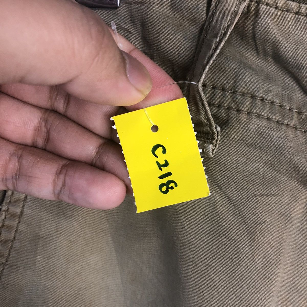DLL Uniqlo utility Brown Cargo Multipocket Pants #C218