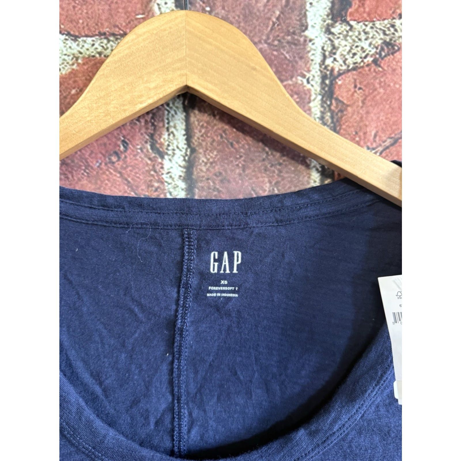 Gap Gap XS T-Shirt Womens Blue Short Sleeve Crew Neck NWT Size XS Size XS / US 0-2 / IT 36-38 - 3 Thumbnail