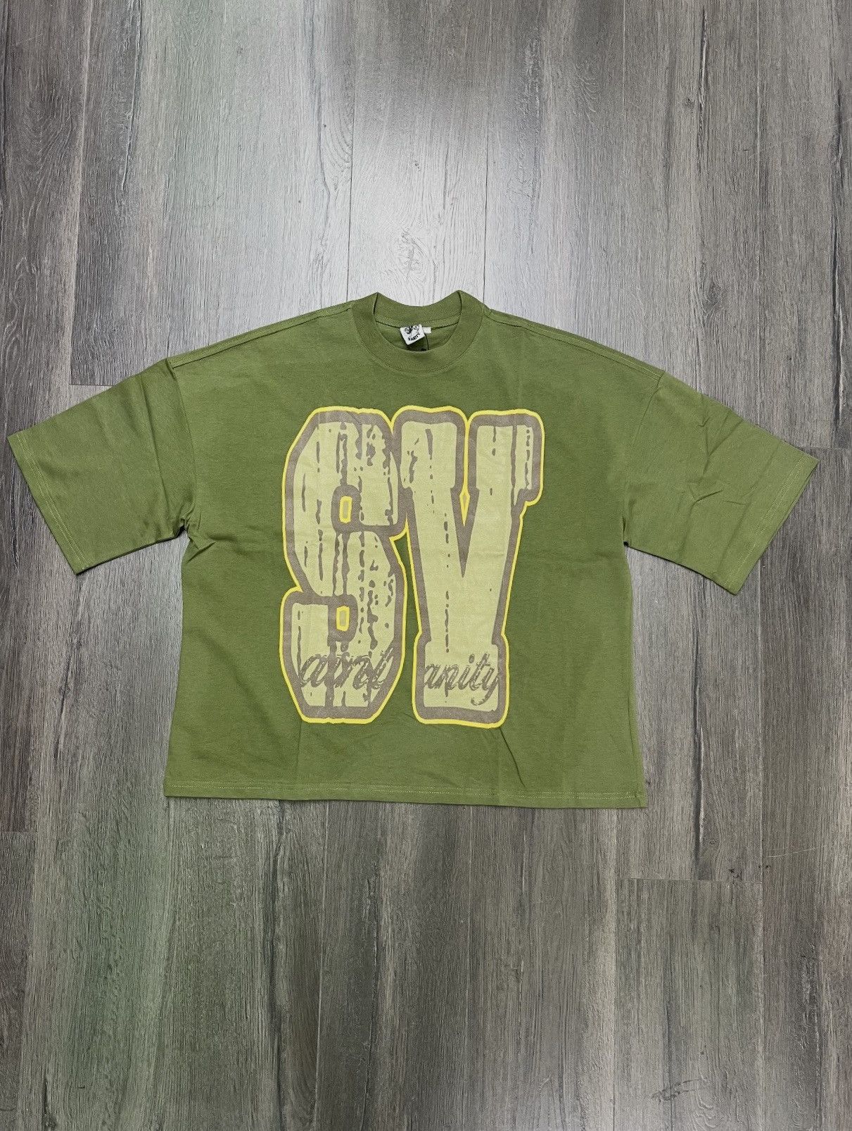 Saint Vanity Saint Vanity "SV" Army Green T-Shirt size XL Size US XL / EU 56 / 4 - 1 Thumbnail