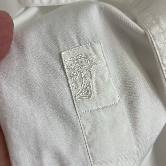 Versace Versace Collection Button Down Embroidered Logo Men's Shirt Size US M / EU 48-50 / 2 - 4 Thumbnail