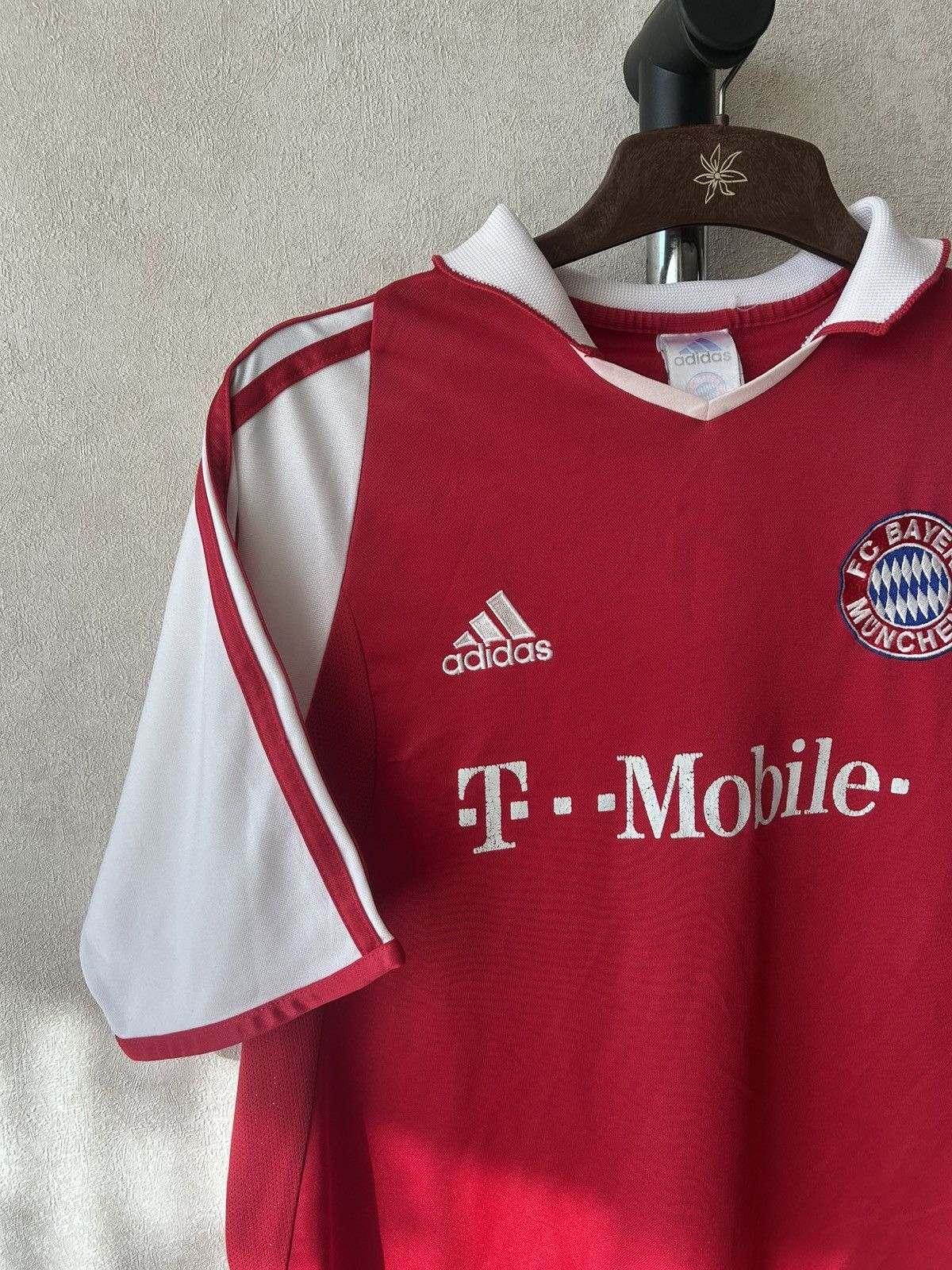 Adidas Adidas Bayern Munich 2003-2005 #14 Pizzaro Soccer Jersey Size US S / EU 44-46 / 1 - 4 Thumbnail