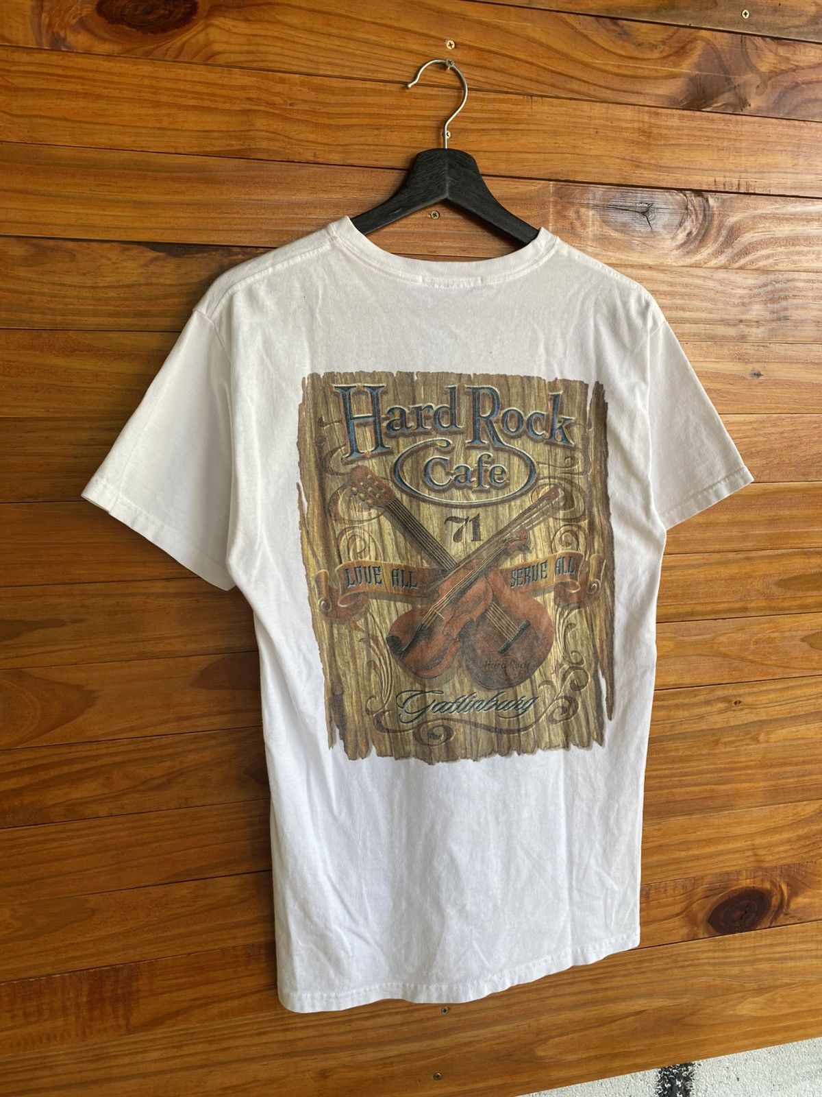 Hard Rock Cafe Vintage Hard Rock Cafe Gatlinburg White T-Shirt Collectible Size US S / EU 44-46 / 1 - 5 Thumbnail
