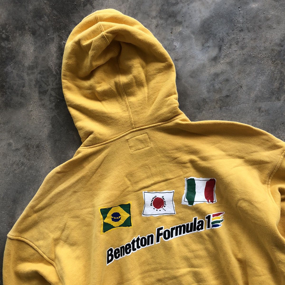Benetton BENETTON Formula 1 Racing Team Full Zip Hoodie Sweater Size US L / EU 52-54 / 3 - 6 Thumbnail