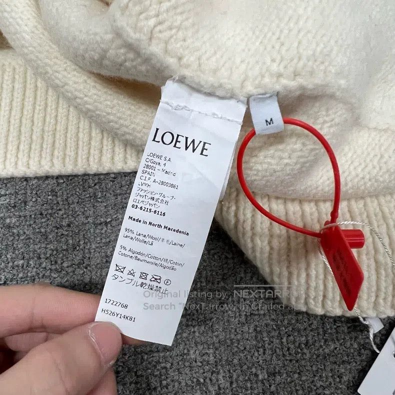 Loewe Loewe New Knitted Sweater with Dog Pattern Size M / US 6-8 / IT 42-44 - 7 Thumbnail