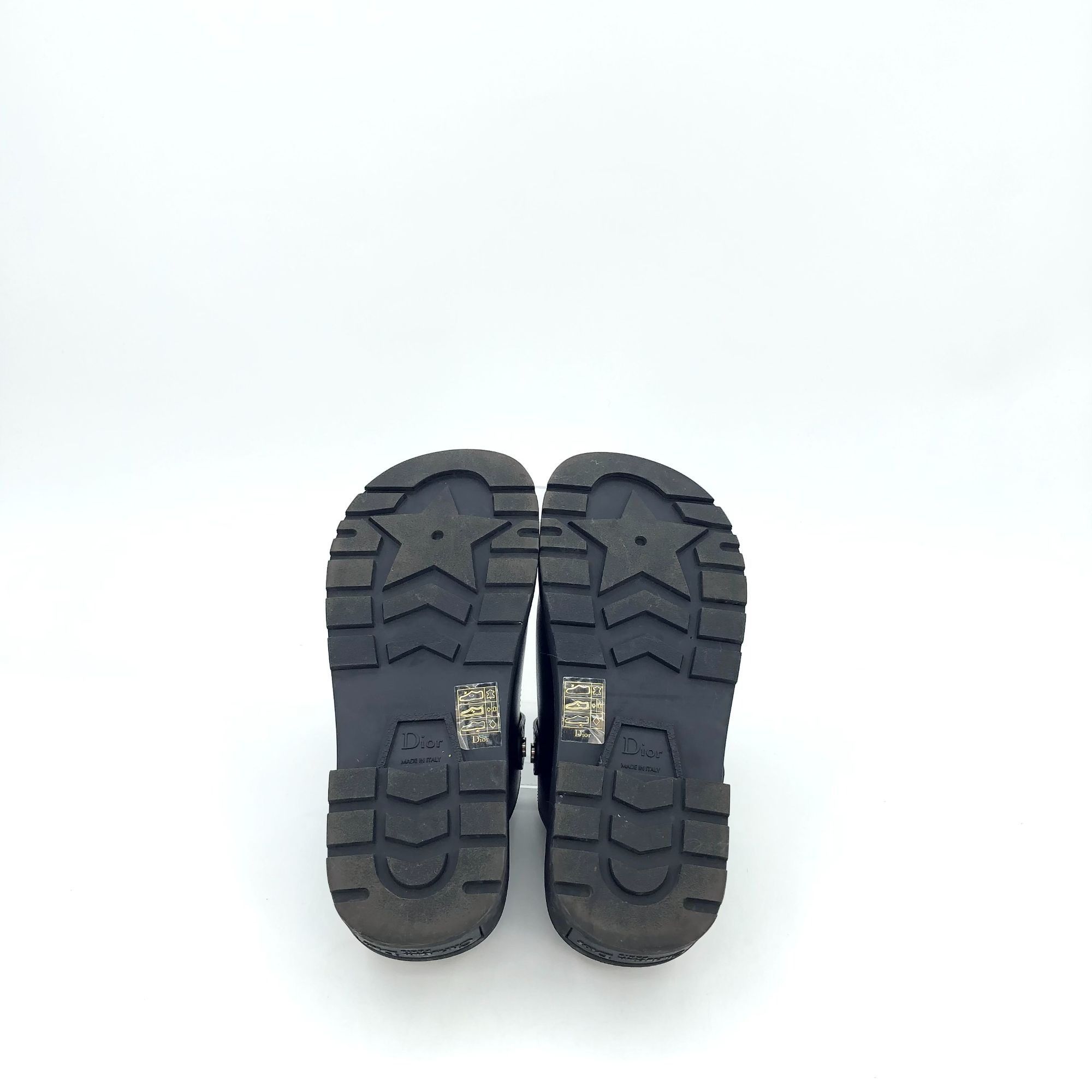 Dior Christian Dior Quake 36 Black Leather Riveted Round-Toe Thic Size US 6 / IT 36 - 5 Thumbnail