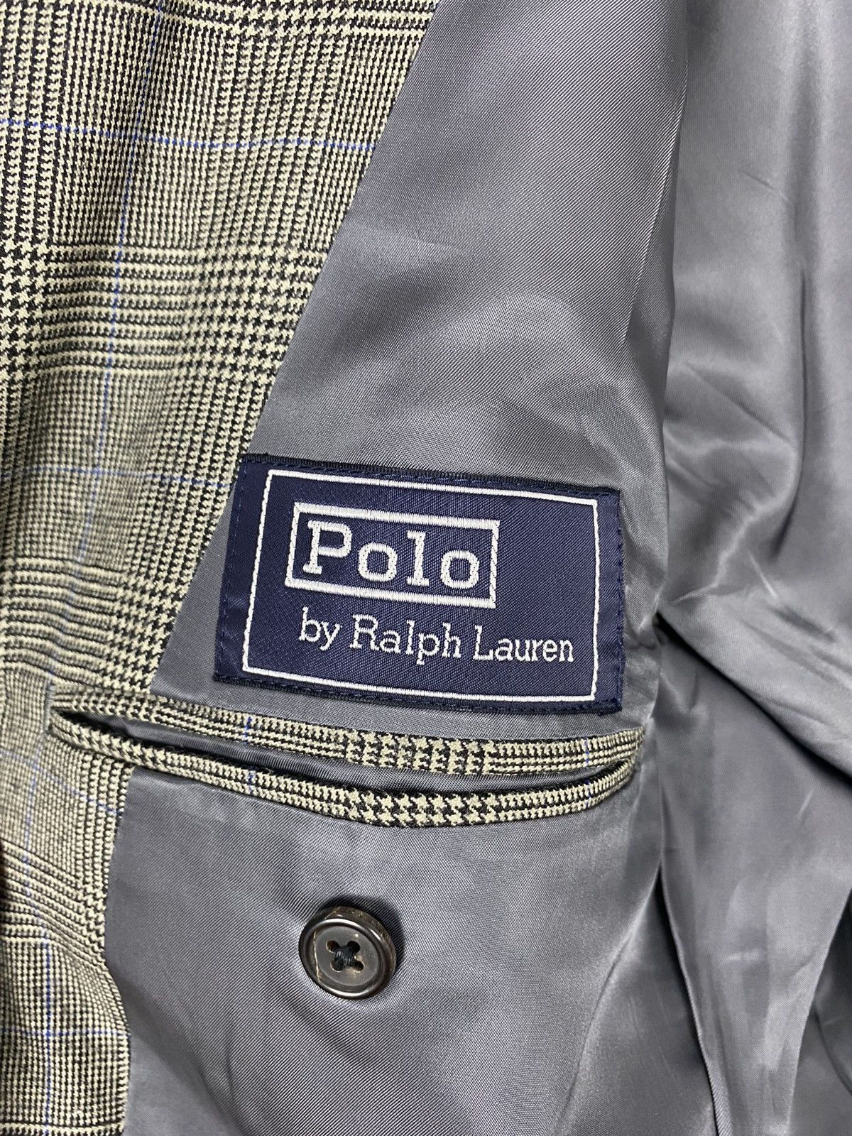 Polo Ralph Lauren Rare‼️ Vtg Polo Ralph Lauren Houndstooth Tartan Blazer Japan Size US M / EU 48-50 / 2 - 7 Thumbnail