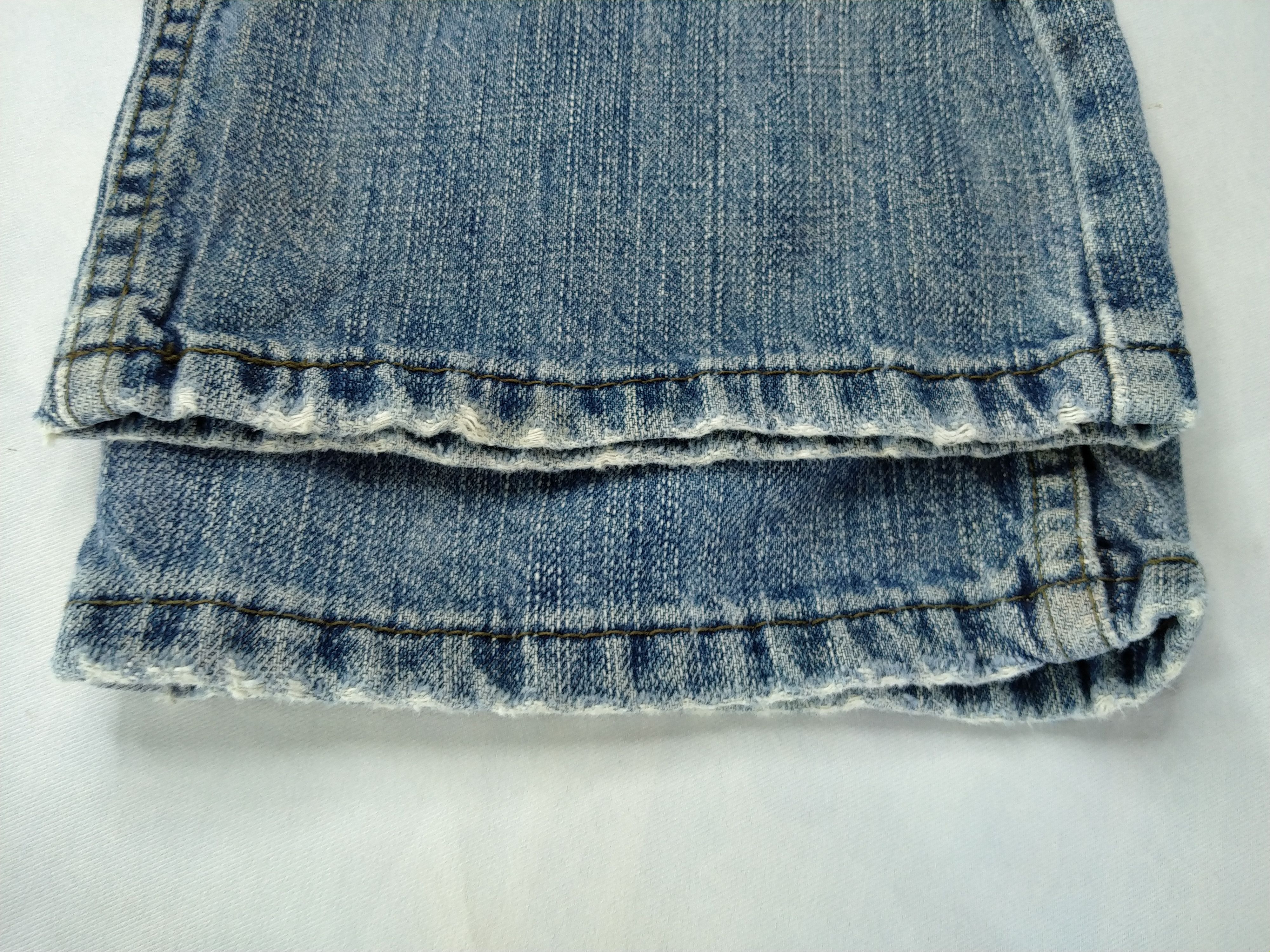 Japanese Brand Levi's 514 Faded Blue Denim 33x30.5 -JN597 Size US 33 - 13 Thumbnail