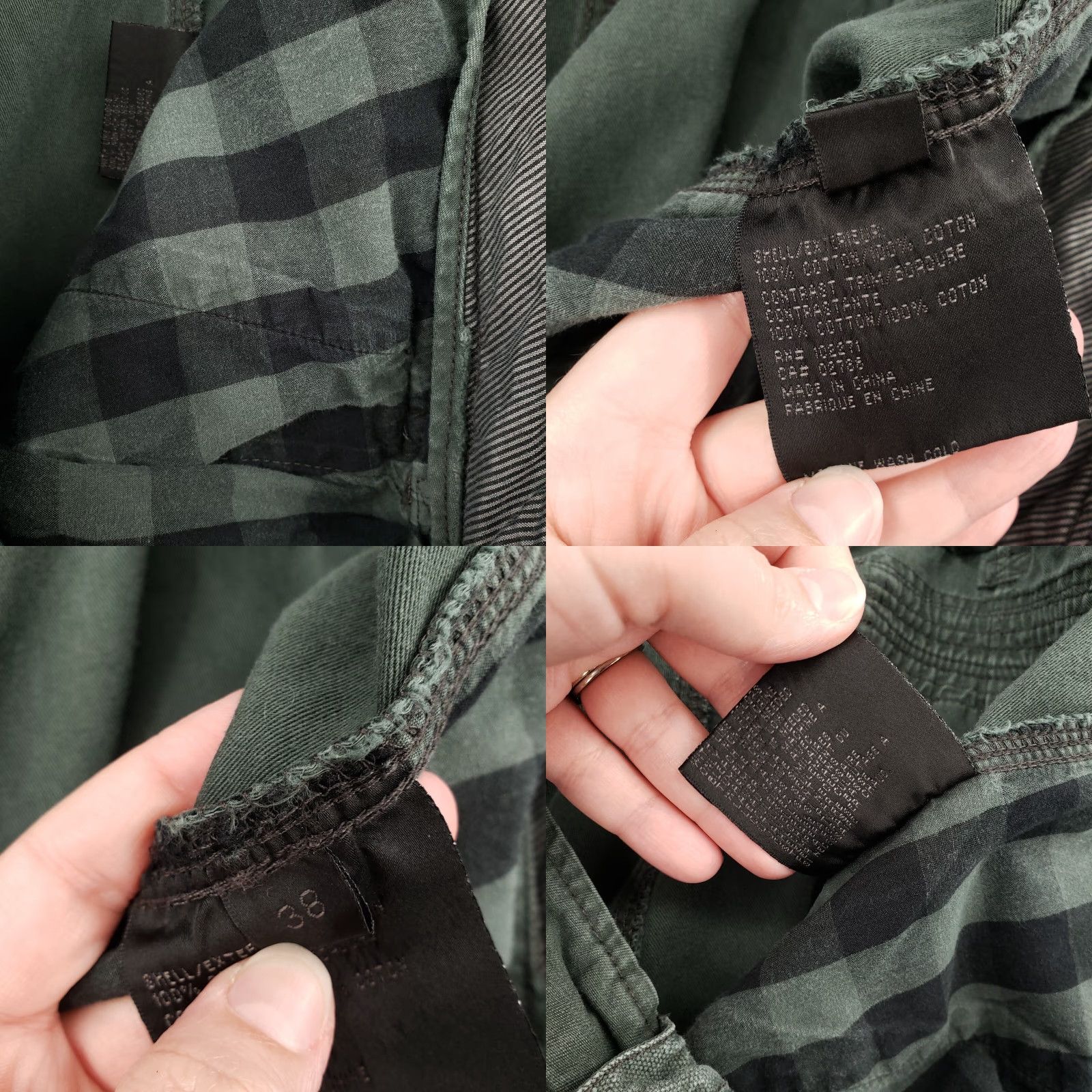 Vintage Rogue State Mens Cargo Shorts 38 Green Cotton Canvas Flat Front Pockets Outdoor Casual Utility Military Inspired Size US 38 / EU 54 - 9 Thumbnail
