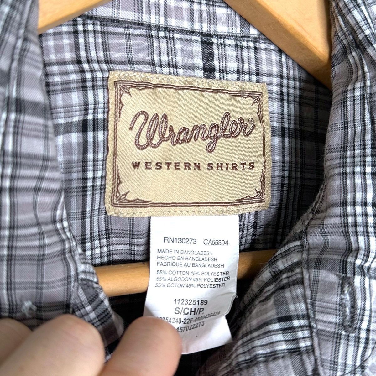 Wrangler Wrangler Western Pearl Snap button down shirt Size US S / EU 44-46 / 1 - 7 Thumbnail