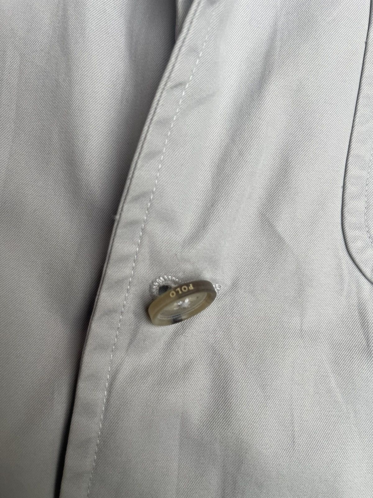 Polo Ralph Lauren POLO Ralph Lauren Light Grey Cotton Blazer Jacket Size US S / EU 44-46 / 1 - 4 Thumbnail