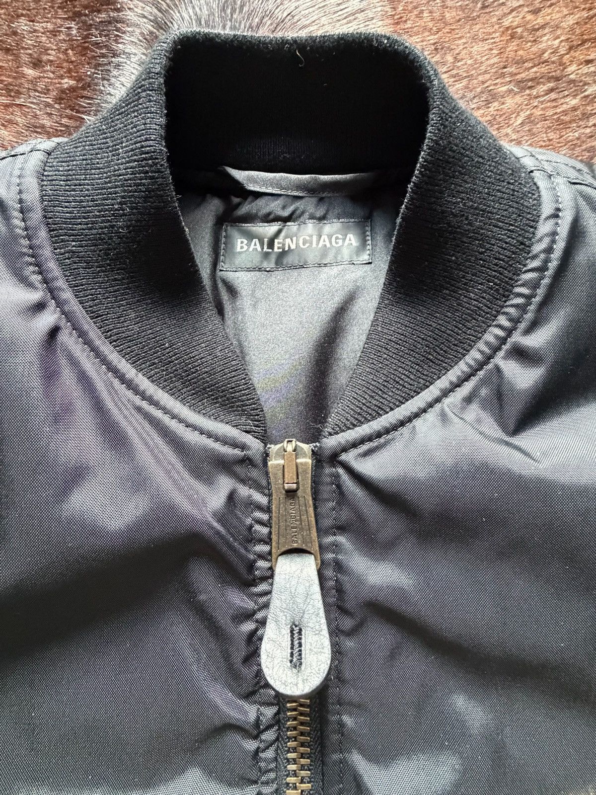 Balenciaga Lion patch uniform bomber jacket Size US XS / EU 42 / 0 - 11 Thumbnail