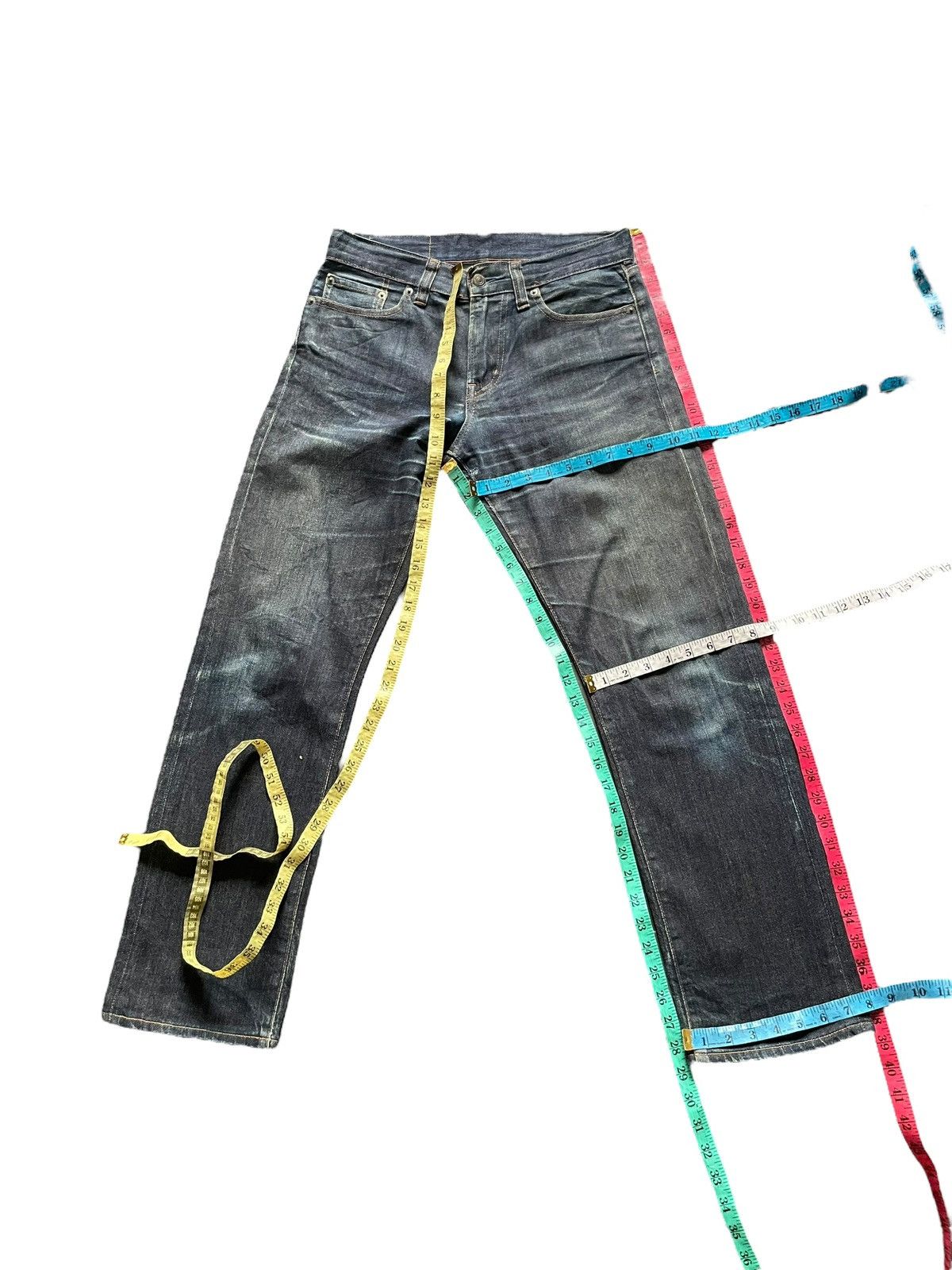 Japanese Brand × Uniqlo Uniqlo Faded Denim Size US 31 - 10 Thumbnail