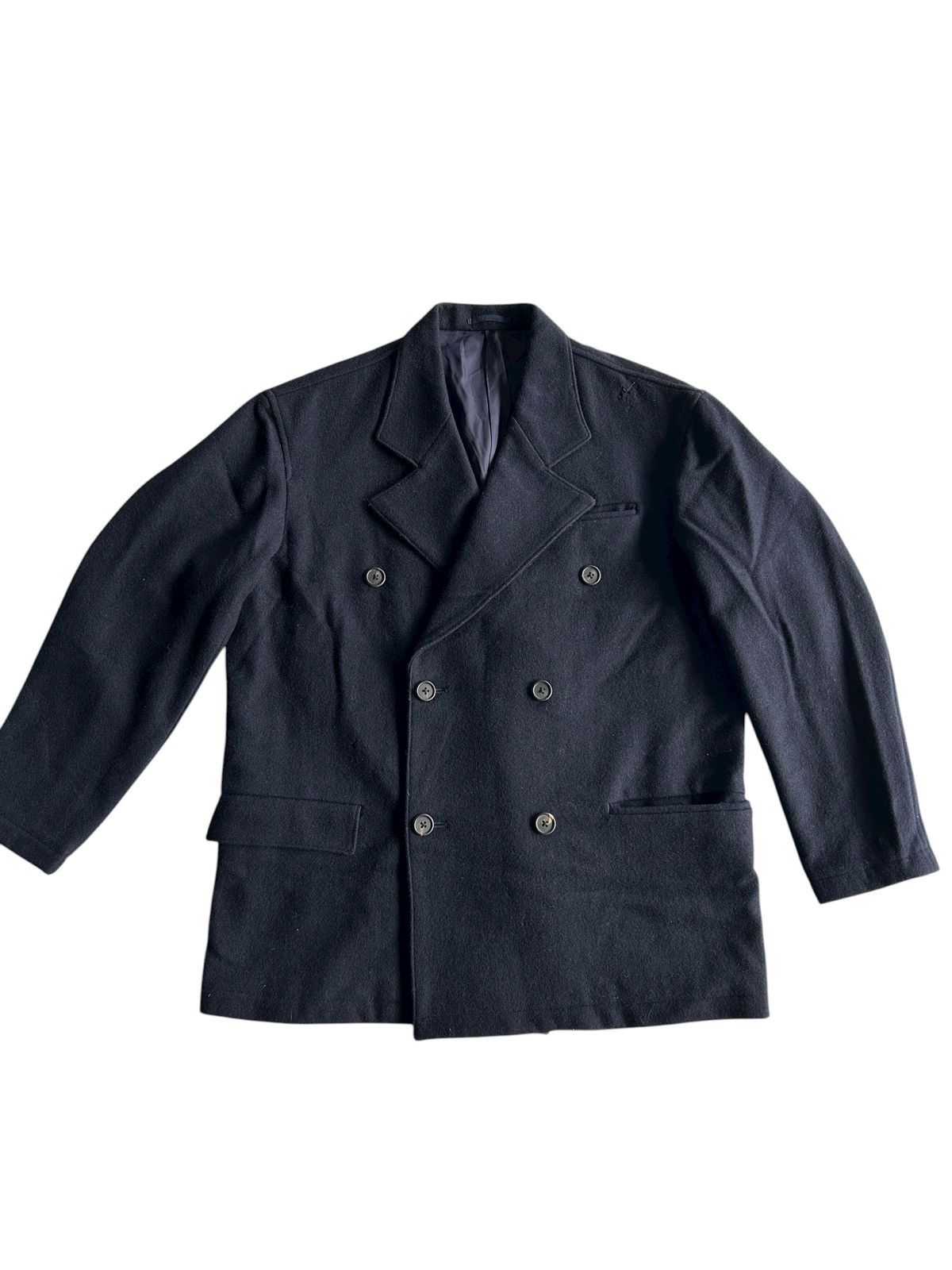 Yohji Yamamoto Y's Yohji Yamamoto Wool Jacket Coat Y's for men Size US S / EU 44-46 / 1 - 3 Thumbnail