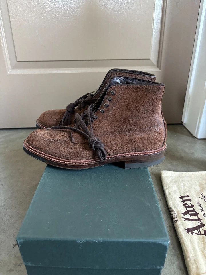 Alden Alden 4015HC - Indy Boot in Tobacco Reverse Chamois Size 7D Size US 7 / EU 40 - 4 Thumbnail