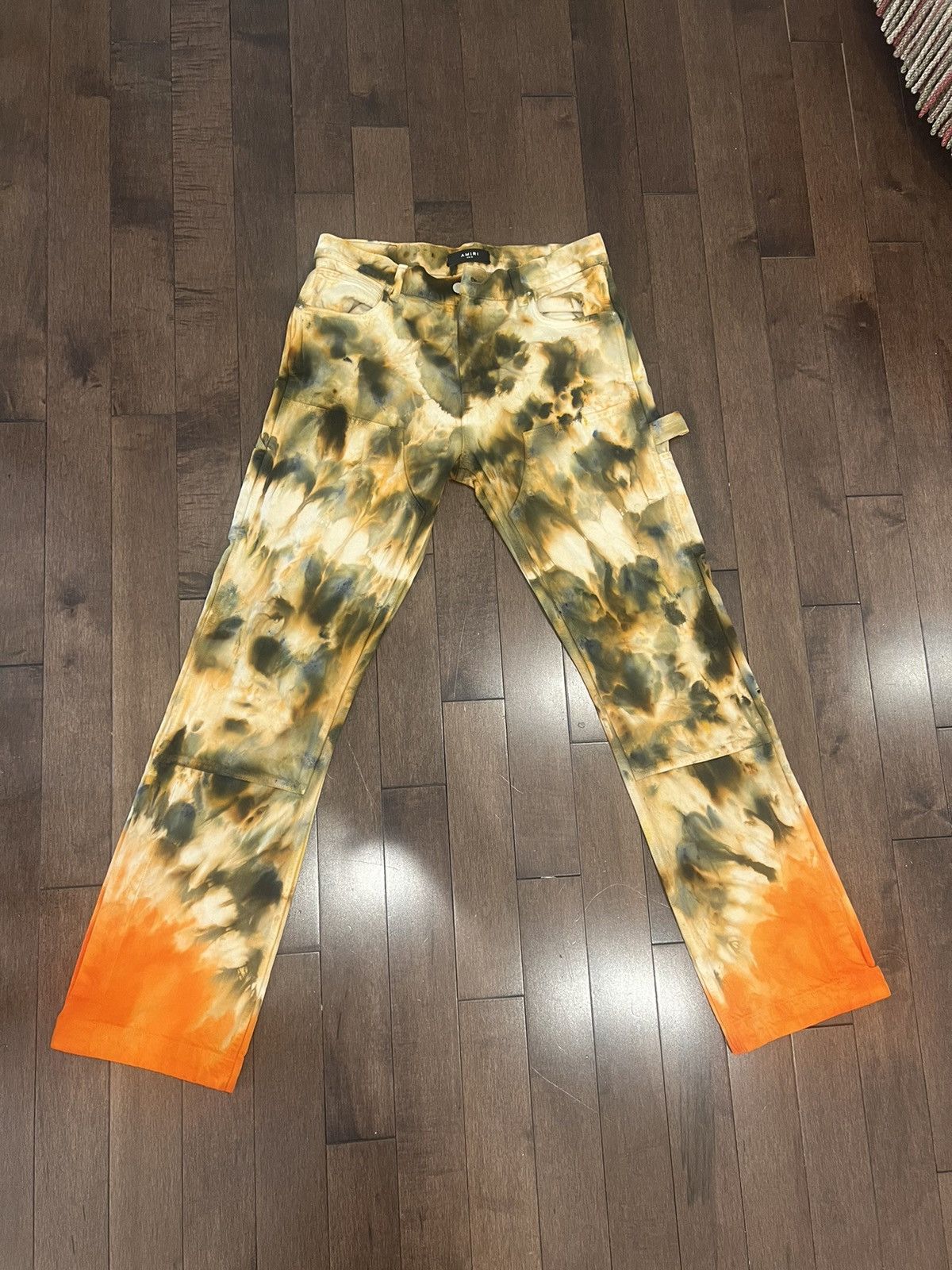Amiri Tie Die Carpenter Pants Size US 31 - 2 Thumbnail