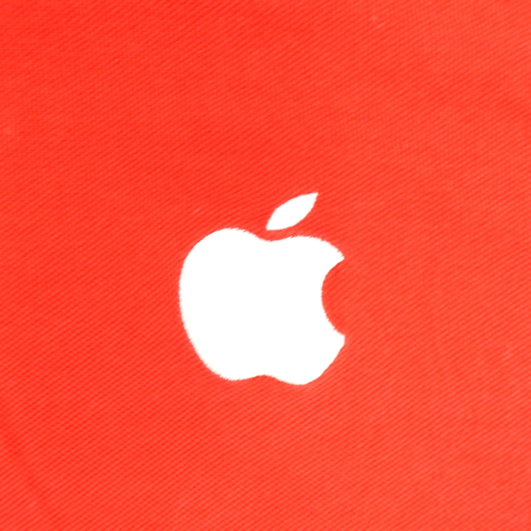 Apple Apple Shirt Mens XL Red Embroidered Thermal Logo Crew Neck T-Shirt (Solid) Casual Geek Nerd Outdoor Mens XL Red Apple Shirt Size US XL / EU 56 / 4 - 3 Thumbnail