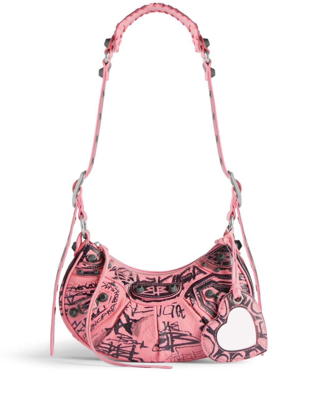 Balenciaga Le Cagole XS crossbody bag graffiti Pink Size ONE SIZE - 1 Preview