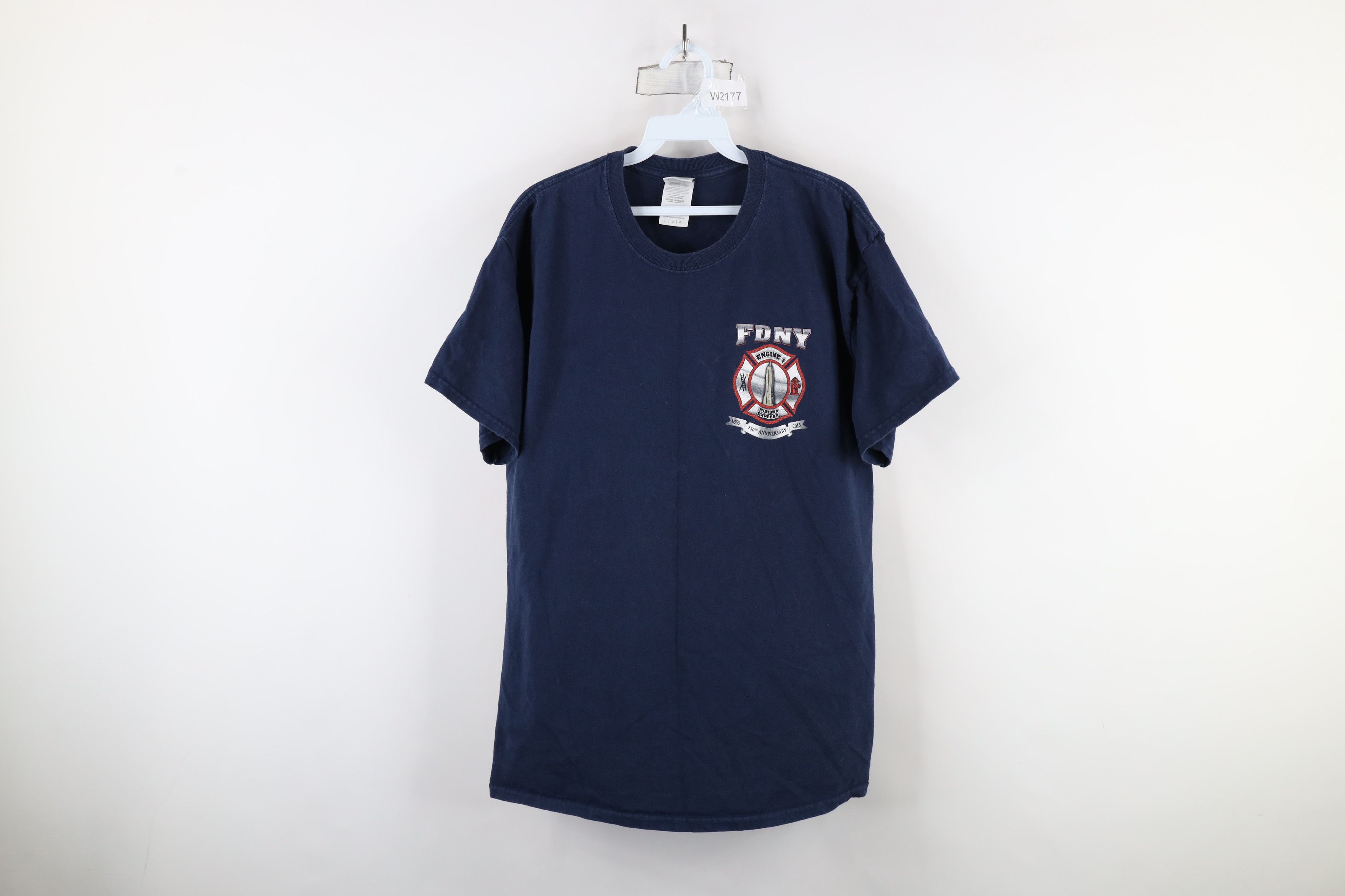 Vintage Vintage Y2K 1 Midtown Express FDNY 150th Anniversary T-Shirt Size US L / EU 52-54 / 3 - 1 Thumbnail