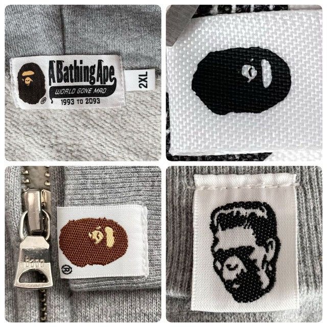 Bape 🔥2XL🔥 BAPE WGM Shark full zip hoodie a bathing ape XXL Size US XXL / EU 58 / 5 - 8 Thumbnail