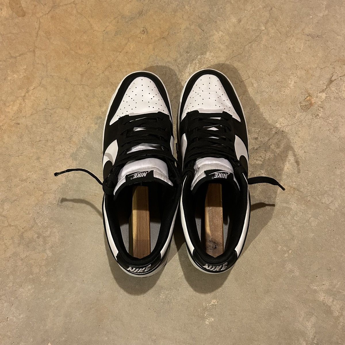 Japanese Brand × Nike Nike Dunk Low Retro White Black Panda 2022 US 12 Size US 12 / EU 45 - 9 Thumbnail