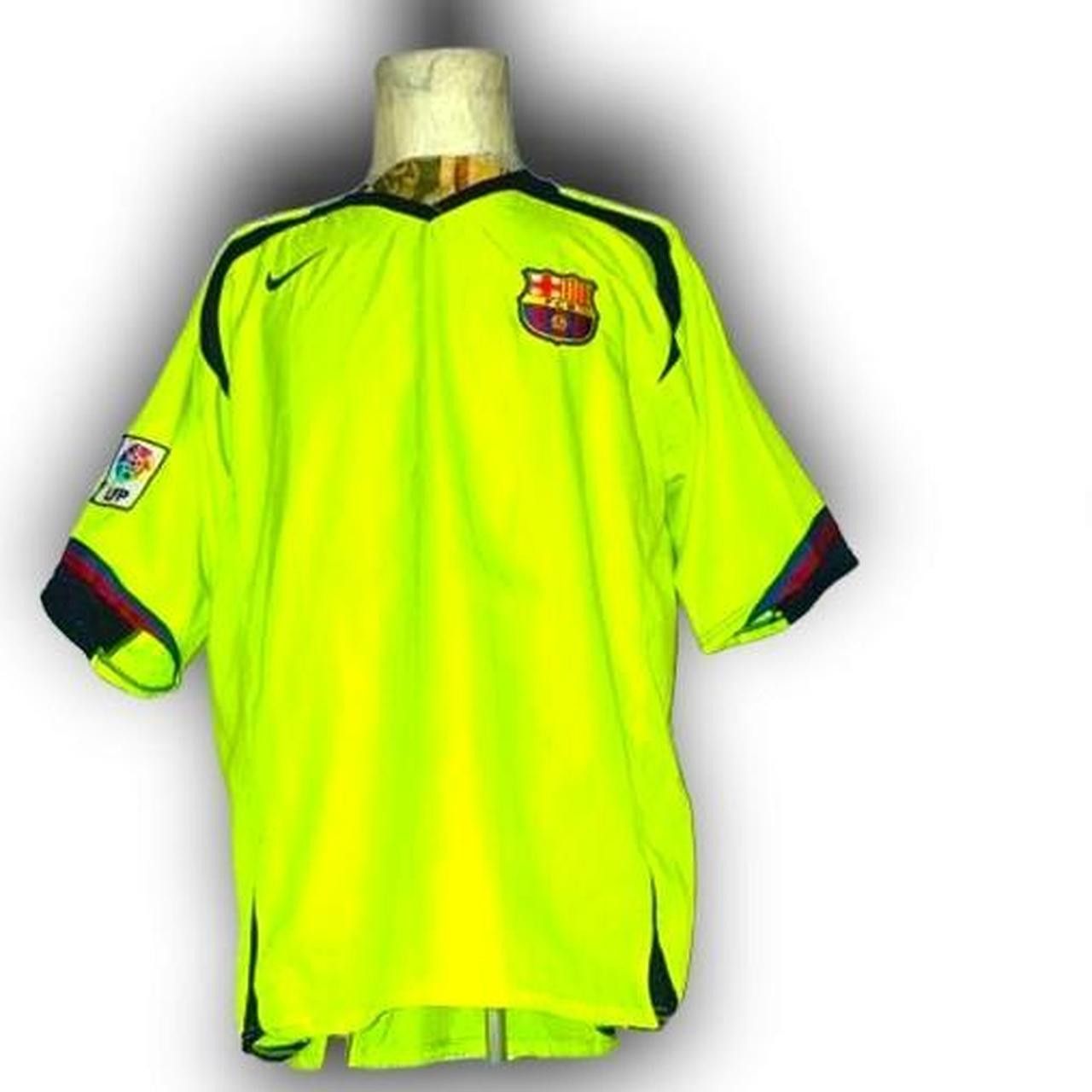 Nike Fc Barcelona Spain 2005 2006 Away Shirt Jersey Size US XL / EU 56 / 4 - 3 Thumbnail
