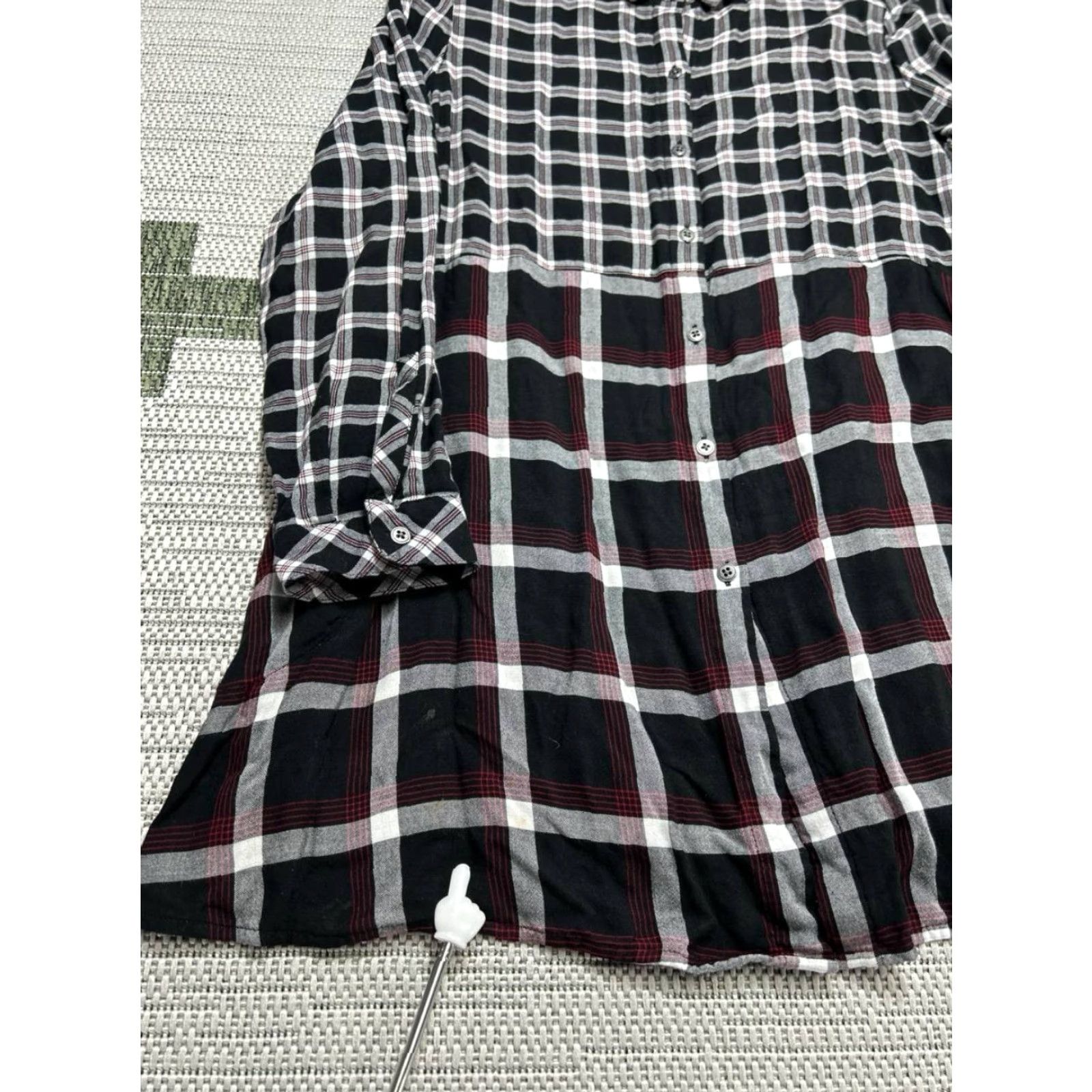 J. Jill J. Jill Shirt Dress Womens Large Multicolor Plaid Button Front Casual Party/Travel Size L / US 10 / IT 46 - 4 Thumbnail