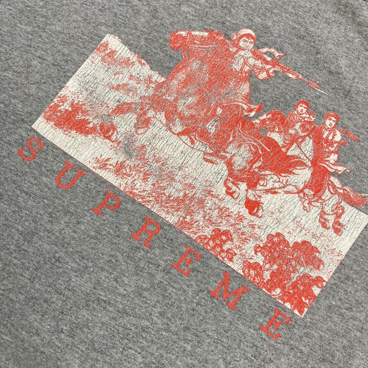 Streetwear Supreme big logo tee