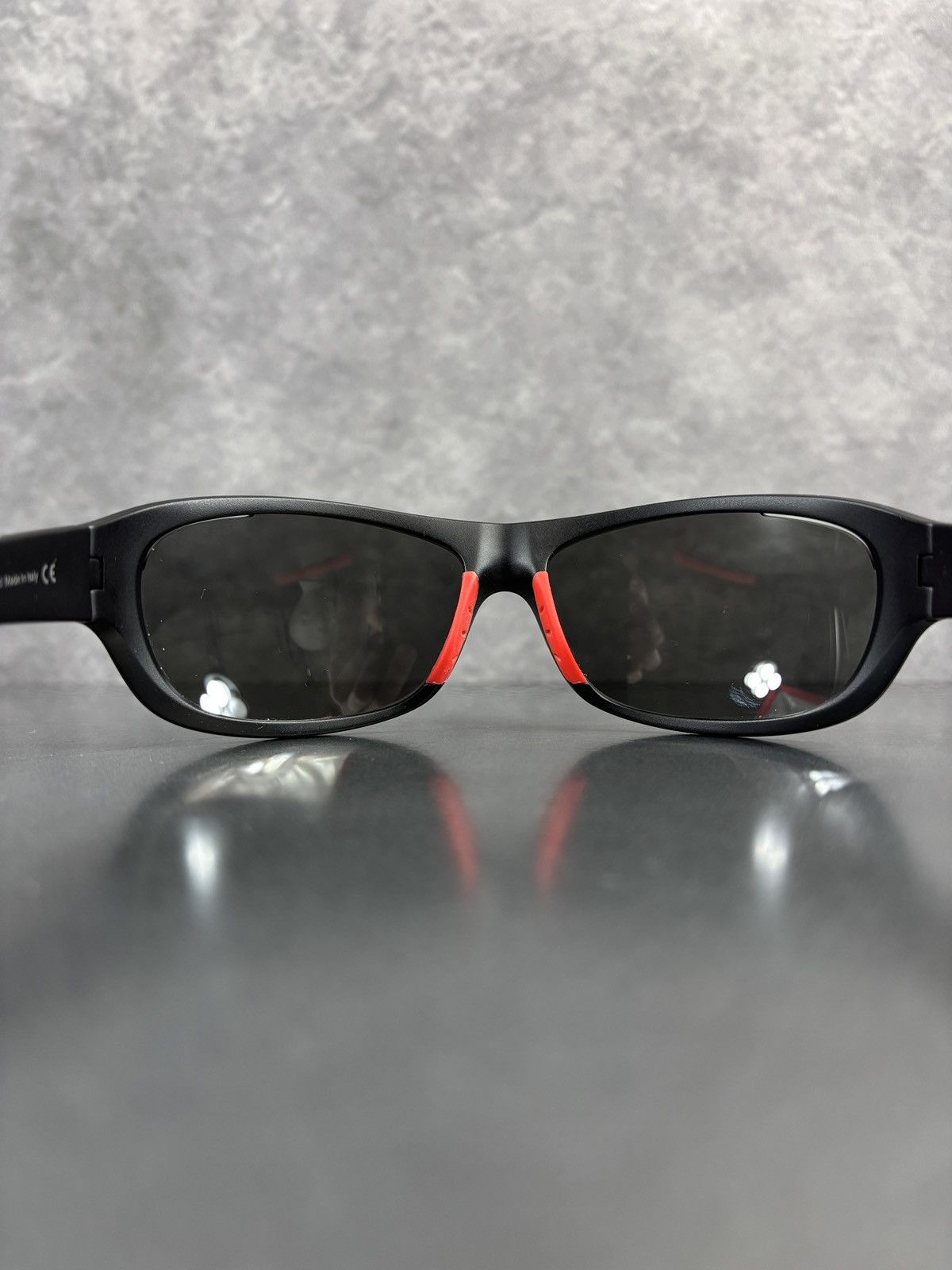 Salomon × Vintage 2000s Salomon Sunglasses Y2K Vintage Sport Wrap Case Italy Size ONE SIZE - 11 Thumbnail