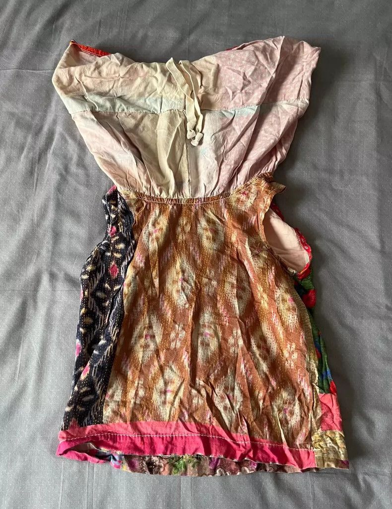 Comme des Garcons Beautiful Layered Print Top with Drawstring-2506 Size M / US 6-8 / IT 42-44 - 6 Thumbnail