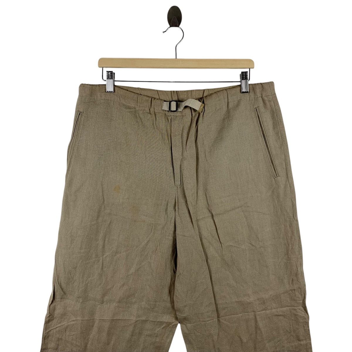 Issey Miyake × Japanese Brand × Tete Homme TETE HOMME Linen pants Size US 36 / EU 52 - 2 Thumbnail