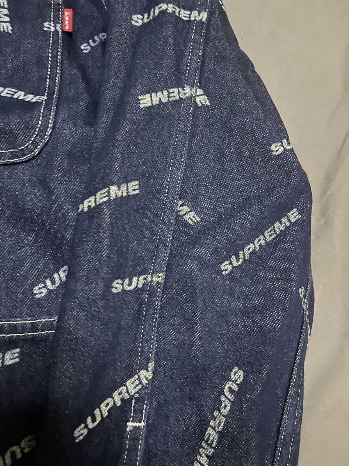 Supreme Supreme 17ss denim chore coat jacket Size US M / EU 48-50 / 2 - 4 Thumbnail
