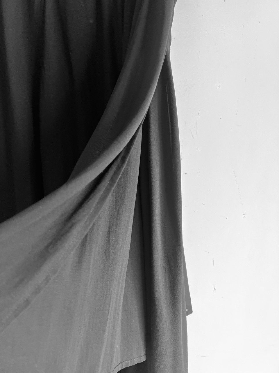 Yohji Yamamoto Yohji Yamamoto - Silk Layered Asymmetrical Wide Skirt Pants Size 32" / US 10 / IT 46 - 6 Thumbnail