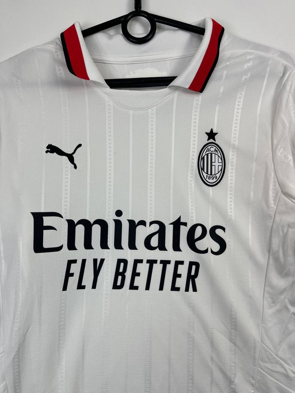 Puma Puma AC Milan Away Jersey 2024 2025 White Emirates Fly M Size US M / EU 48-50 / 2 - 2 Thumbnail